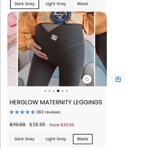 Maternity leggings XL Dark Grey